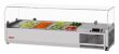Turbo Air CTST-1200G-13-N, 47-inch Counter Top Salad Table Refrigerator, Clear Hood, Pan 1/6, 1/3