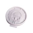 SafePro DBTL8W, White Tear Tab Plastic Lid for 8 Oz Hot Paper Cups, 1000/CS
