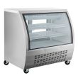 Coldline DC48-SS 48-inch Stainless Steel Curved Glass Refrigerated Deli Display Case