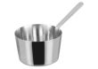 Winco DCWB-102S, 3-3/8-Inch Dia Stainless Steel Mini Taper Sauce Pan with Long Handle