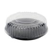 Fineline Settings DD16.L, 16-inch Platter Pleasers PETE Dome Lid with Nesting Ring, 50/CS