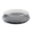 Fineline Settings DDLS316.L, 16-inch Platter Pleasers PETE Low Dome Lid with Nesting Ring, 50/CS