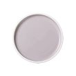 Yanco DM-112, 12x1-Inch Porcelain Round Plate with Upright Rim, 12/CS