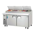 Everest Refrigeration EPPR2, Refrigerated Pizza Prep Table