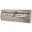 Leader ERCD118ES-R, 118-Inch Remote Refrigerated Slanted Glass Counter Deli Case with 1 Shelf