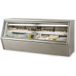 Leader ERCD96ES-R, 96-Inch Remote Refrigerated Slanted Glass Counter Deli Case with 1 Shelf