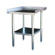 Blue Air ES3012, 30x12-inch Heavy Duty Stainless Steel Equipment Stand with Galvanized Undershelf and Legs