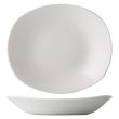 C.A.C. EVT-BT8, 20 Oz 8.75-Inch Fully Glazed Porcelain Rectangular Salad Bowl, 2 DZ/CS