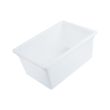 C.A.C. FS4F-15W, 26x18x15-inch Polyethylene Full-Size White Food Storage Box