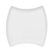 C.A.C. FTO-23, 12.37-Inch White Porcelain Fashion Plate, DZ