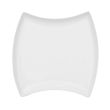 C.A.C. FTO-9, 9-Inch White Porcelain Fashion Plate, 2 DZ/CS
