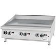Garland GTGG60-GT60, 60-Inch Wide Heavy-Duty Gas Counter Thermostat-Controlled Griddle, NSF, CSA
