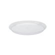 Fineline Settings HR0014.CL, 14-inch Platter Pleasers Clear Angled High Rim Platter, 25/CS