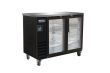 IKON IBB49-2G-24, 49-inch 2 Glass Swing Door Back Bar Refrigerator