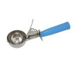 Winco ICD-16, 2.75-Ounce Ice Cream Disher with Blue Handle, Size 16, NSF