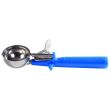 Winco ICOP-16, 2-Ounce Ice Cream Disher with One-Piece Blue Handle, Size 16, NSF