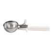 Winco ICOP-6, 5.5-Ounce Deluxe Disher with One-Piece White Handle, Size 6, NSF
