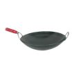 Thunder Group IRWC006, 14x3.785-inch Steel Wok, with 4.875-inch Wooden Handle, EA