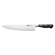 C.A.C. KFCC-G102, 10-inch Schnell Stainless Steel Chef Knife with Short Bolster