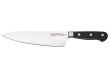 Winco KFP-85, 8-Inch Acero Chef's Knife, Short Bolster, POM Handle, Black, NSF
