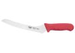Winco KWP-92R, 9-Inch Stal High Carbon Steel Offset Bread Knife, Polypropylene Handle, Red, NSF
