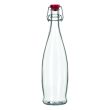 Libbey 13150034, 33.875 Oz Water Bottle with Wire Clear Lid, 6/CS