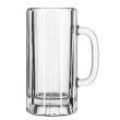 Libbey 5327, 22 Oz Glass Paneled Mug, DZ