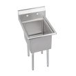L&J LJ1515-1 15x15-inch Stainless Steel 1-Compartment Sink