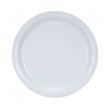 Yanco MA-6 6.5-Inch Mayor Porcelain Round White Plate With Narrow Rim, 36/CS