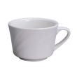 Yanco MM-1 7.5 Oz 3.5-Inch Miami Porcelain Deep Round White Coffee/Tea Cup, 36/CS