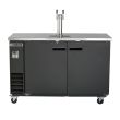 Maxx Cold MXBD60-1B Two Keg, One Tower Beer Dispenser