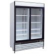 Maxximum MXM2-48R, 48CFT 2 Section Glass Doors Refrigerated Merchandiser