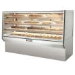 Leader NHBK77DRY, 77-Inch Dry Non-Refrigerated High Bakery Case with 3 Shelves