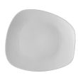 C.A.C. OAK-16, 10.5-Inch Porcelain Trapezoid Dinner Plate, DZ