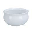 Yanco OS-12-P 12 Oz 4.25x2.25-Inch Porcelain White Onion Soup Crock, 24/CS
