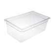 C.A.C. PCFP-F8, 8-inch Deep Full-Size Clear Polycarbonate Food Pan