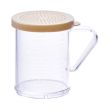 Winco PDG-10B, 10oz Dredge with Beige Snap-on Lid, PC