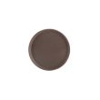 C.A.C. PDTR-11BN, 11-inch Super Plastic Brown Round Serving Tray