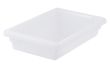 Winco PFHW-3, 18x12x3-Inch White Polypropylene Food Storage Box
