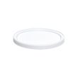 Placon CL086LW, White Plastic Lid for 64, 86 Oz. Natural Plastic Containers, 200/Cs