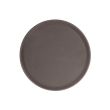 Thunder Group PLFT1100BR, 11-Inch Fiberglass Round Tray, Brown