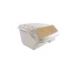 Thunder Group PLIB002S, 11.75x14.5-Inch 2 Gal Polypropylene Shelf Ingredient Bin, White