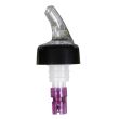 Winco PPA-113, 1.16-Ounce Measuring Pourer, Purple Tail with Collar, 1 Dozen