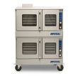Imperial PRV-2, Double Deck Gas Convection Oven with Contols