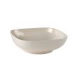 Thunder Group PS3111V 128 Oz 11 x 3 1/2 Inch Deep Western Passion Pearl Melamine Rounded Square Bowl, EA
