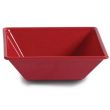 Thunder Group PS5004RD 8 Oz 4 x 2 Inch Deep Western Passion Red Melamine Square Bowl, EA