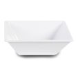 Thunder Group PS5004W 8 Oz 4 x 2 Inch Deep Western Passion White Melamine Square Bowl, EA