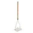 Winco PTM-24S, 5.25x24-Inch Stainless Steel Square Potato Masher