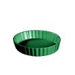 C.A.C. QCD-5-G, 5.5 Oz 5-Inch Porcelain Green Round Quiche Dish, 2 DZ/CS
