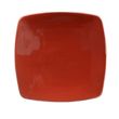 C.A.C. R-FS21-R, 11.87-Inch Stoneware Red Square Flat Plate, DZ